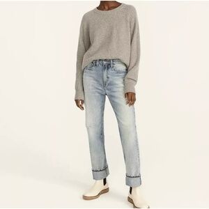 J.Crew Point Sur Vista Straight Jean Pale Indigo Selvedge Edge size‎ 26